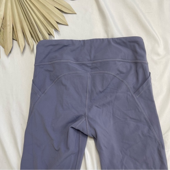 Athleta Girl Stash Your Treasures Mesh Capri Cropped Purple Workout Leggings XL - Picture 7 of 9